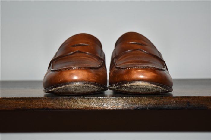 Burnished Brown Prada Loafer, size 9