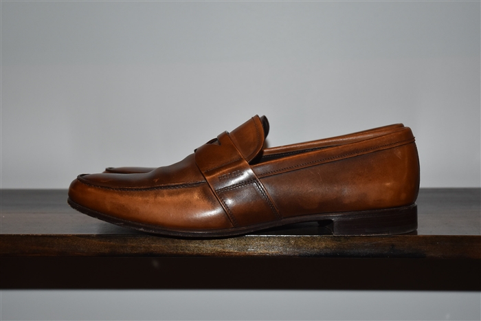 Burnished Brown Prada Loafer, size 9