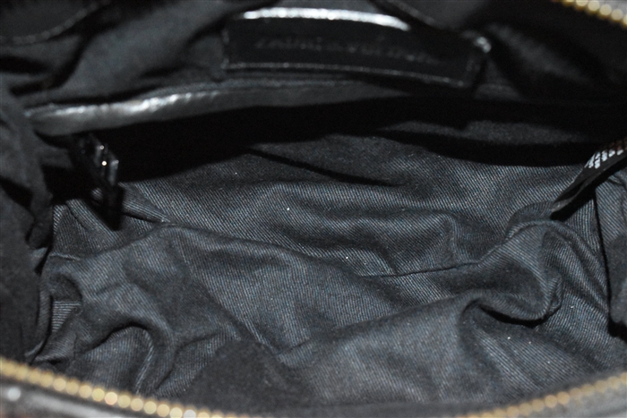 Black Leather Zadig & Voltaire Satchel, size XS