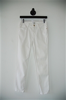 Bright White Frame Skinny Jean, size 28