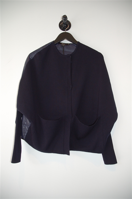 Navy Seventy Sweater Jacket, size 8