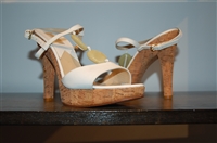 Soft White Michael Kors Collection Sandal, size 7