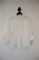 Soft White Miu Miu Button Blouse, size 2