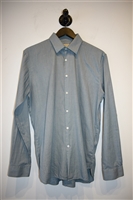 Slate Blue Burberry Button Shirt, size M