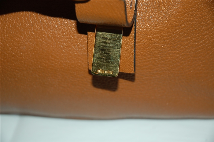 Rich Brown Miu Miu Tote, size L