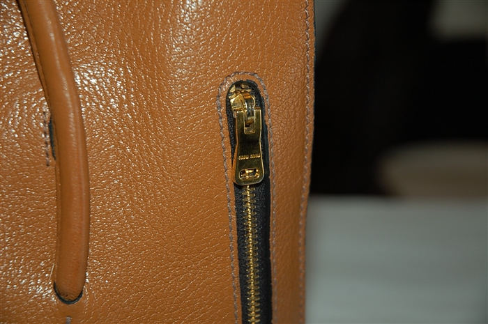 Rich Brown Miu Miu Tote, size L