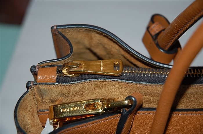 Rich Brown Miu Miu Tote, size L