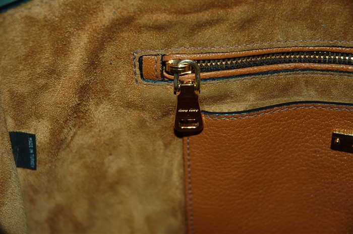 Rich Brown Miu Miu Tote, size L
