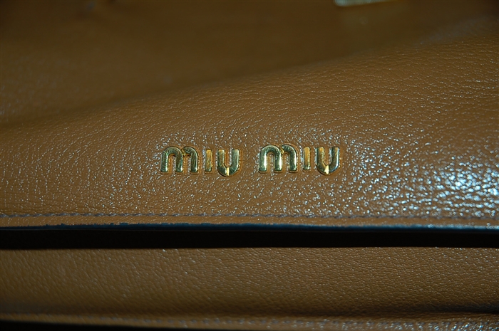 Rich Brown Miu Miu Tote, size L