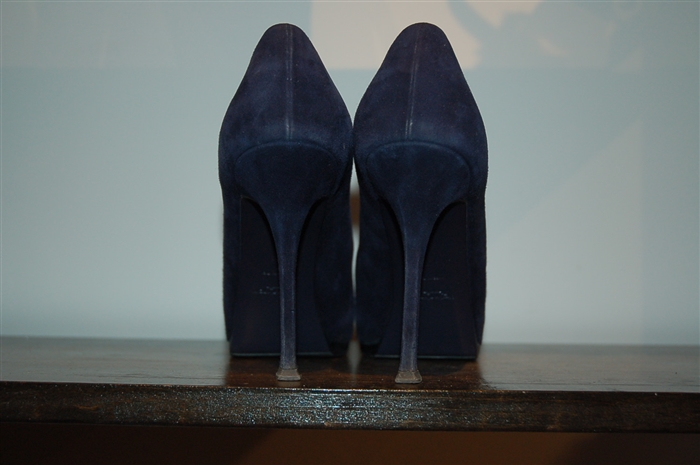 Navy Saint Laurent Pumps, size 11