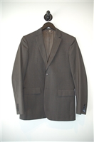 Glen Plaid Burberry Suit Jacket, size 38