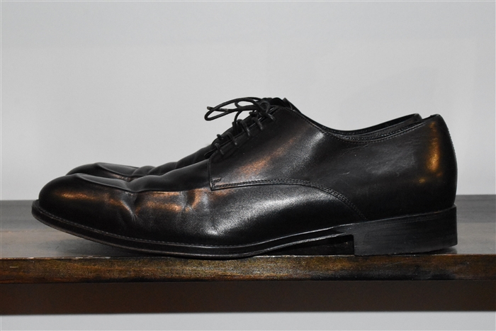 Black Leather Ermenegildo Zegna Derby, size 11