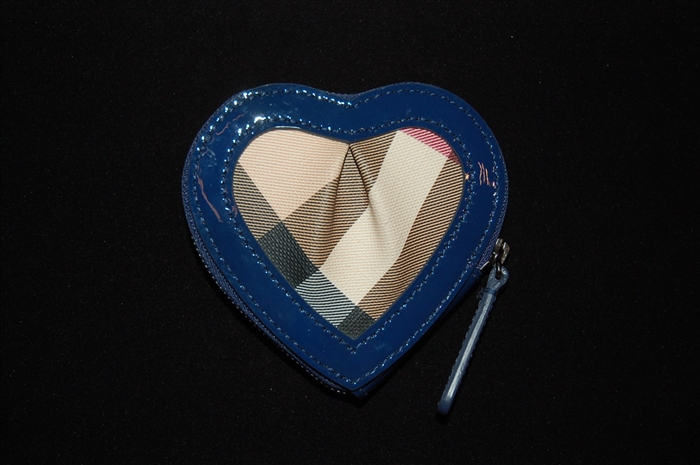 Check Burberry Coin Case, size O/S