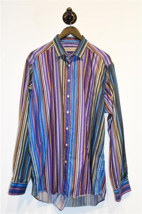 Striped Etro Button Shirt, size XL