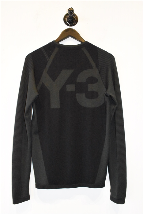 Green & Black Y-3 - Yohji Yamamoto Pullover, size M