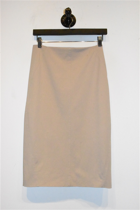 Beige Brunello Cucinelli Pencil Skirt, size 6
