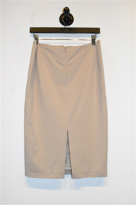 Beige Brunello Cucinelli Pencil Skirt, size 6