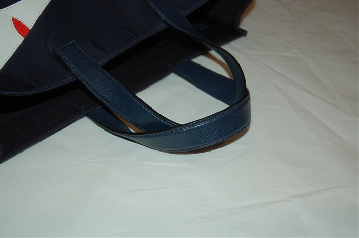 Navy Fendi Tote, size L