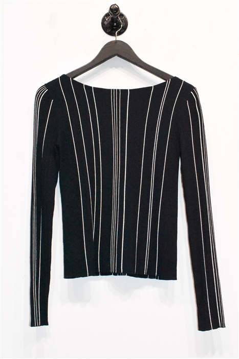 Navy Stripe Theory Pullover, size S