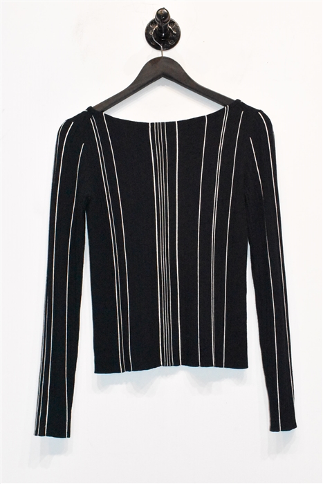 Navy Stripe Theory Pullover, size S