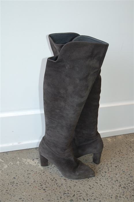 Carbon Saint Laurent Boots, size 9