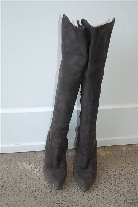 Carbon Saint Laurent Boots, size 9