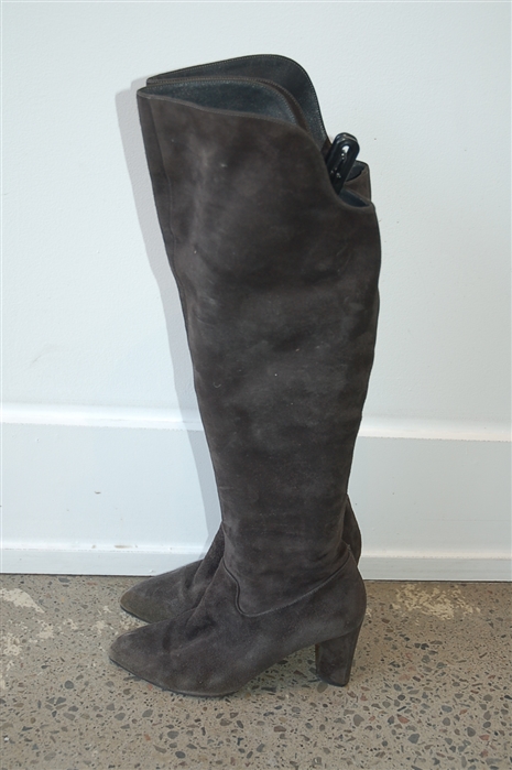 Carbon Saint Laurent Boots, size 9