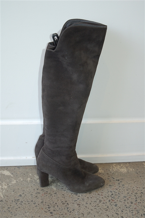 Carbon Saint Laurent Boots, size 9