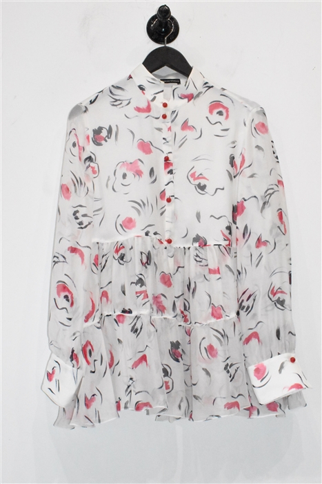 Floral Emporio Armani Silk Blouse, size 6