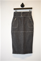 Graphite D&G - Dolce & Gabbana Midi Skirt, size S