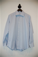 Blue Check Alexander McQueen Button Shirt, size L