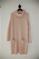 Pale Pink Rossopuro Sweater Dress, size M