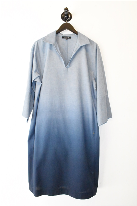 Blue Ombre Lafayette 148 Tunic, size 8