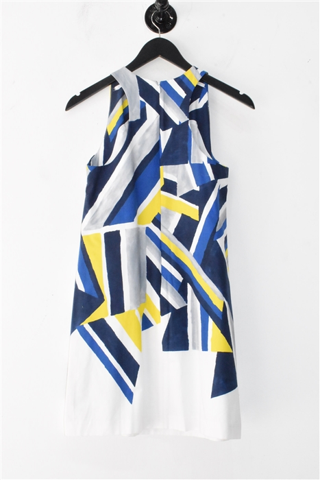 Geometric Milly Shift Dress, size 2