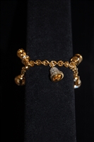 Gold Nina Ricci Bracelet, size O/S