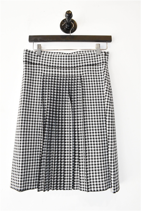 Gingham Akris - Punto Pencil Skirt, size 4