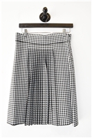 Gingham Akris - Punto Pencil Skirt, size 4