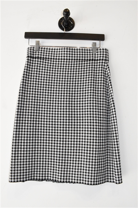 Gingham Akris - Punto Pencil Skirt, size 4