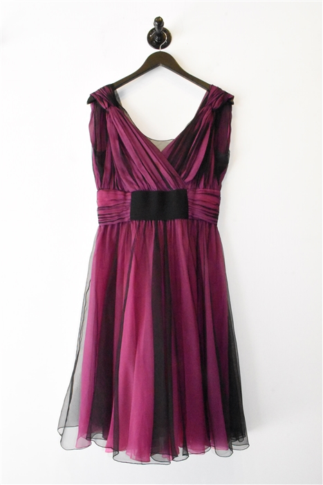 Dark Pink Dolce & Gabbana A-Line Dress, size 8