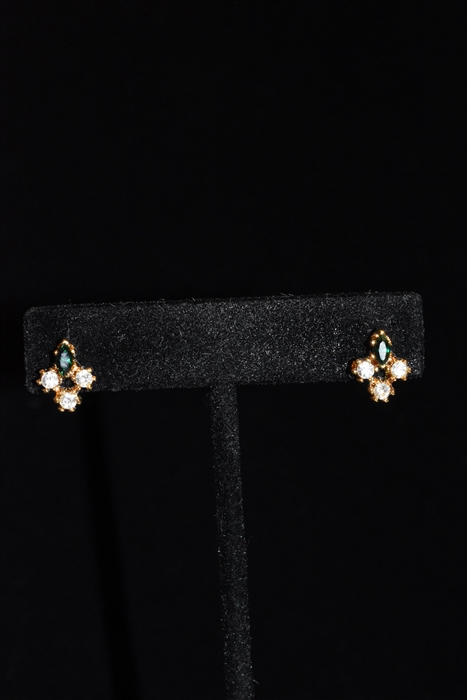 Gold Nina Ricci - Vintage Earrings, size O/S