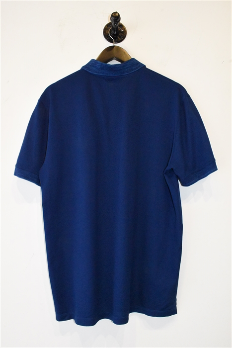 Evening Blue Alexander McQueen Polo, size 2XL