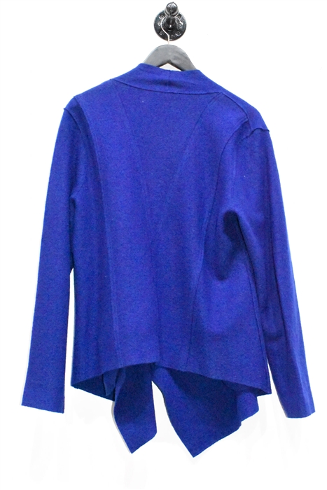 Evening Blue Eileen Fisher Sweater Jacket, size L