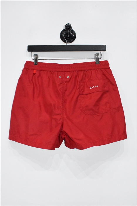 Cool Red Kiton Swim Trunks, size 32