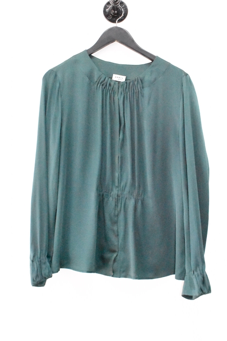 Forest Green Akris - Punto Blouse, size 16