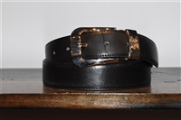 Black Leather Gianni Versace - Vintage Belt, size L