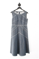 Dark Denim Lafayette 148 Fit & Flare Dress, size 2