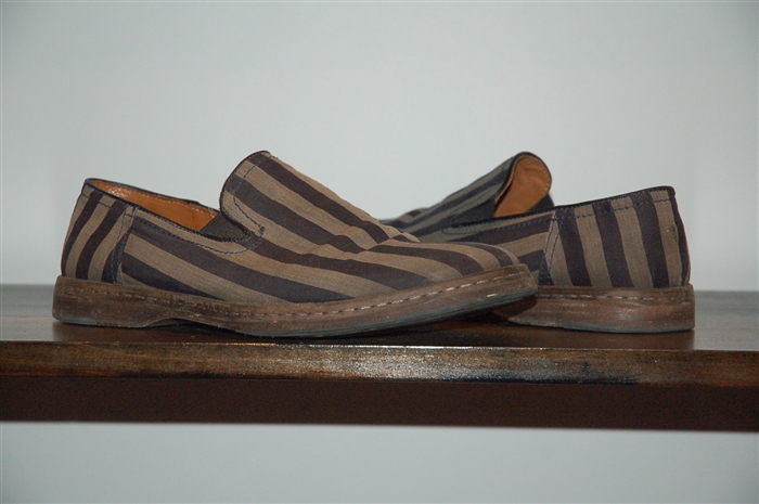 Black Stripe John Varvatos Slip-On Shoe, size 9