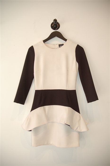 White & Black Just Cavalli Sheath Dress, size 4