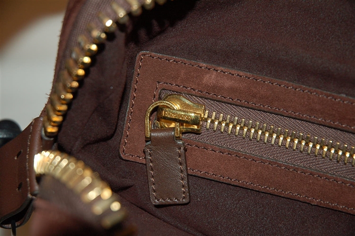 Brown Suede Tom Ford Briefcase, size S