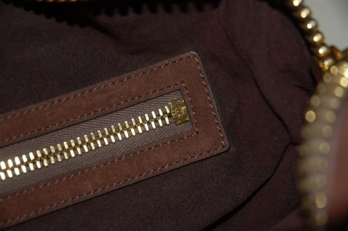 Brown Suede Tom Ford Briefcase, size S